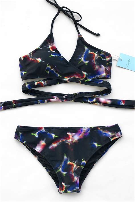 Color Brilliant Halter Bikini Set