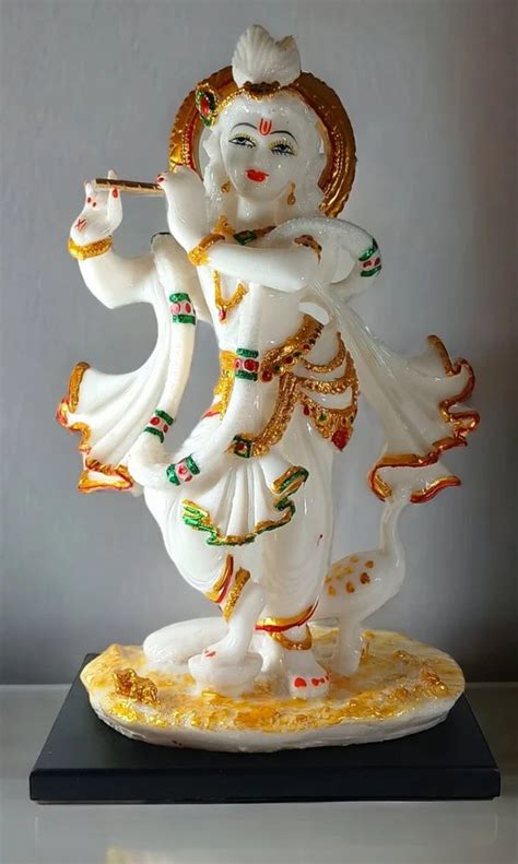 Sankalan Creations Marble Dust Lord Radha Krishna Statue At Rs