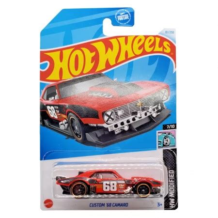 Carro Hot Wheels Hw Modified 7 10 Custom 68 Camaro Htb69 Atacado Collections