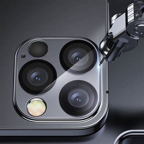 Защитное стекло на камеру для iPhone 12Pro Max с черным кантом - 1шт ...