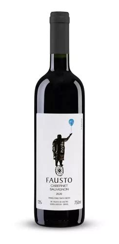 Vinho Tinto Brasileiro Fausto Cabernet Sauvignon Ml Parcelamento