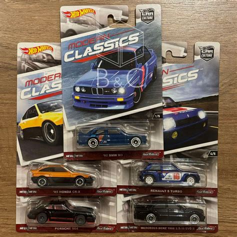 Hot Wheels Premium Car Culture Modern Classics Bmw M Honda Cr X Porsche Renault