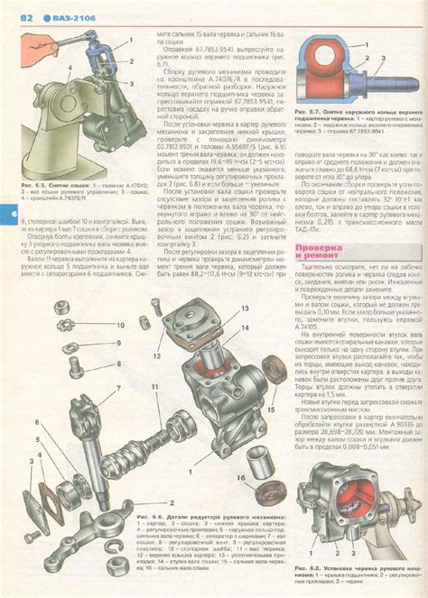 Рулевая система ваз 2106 схема