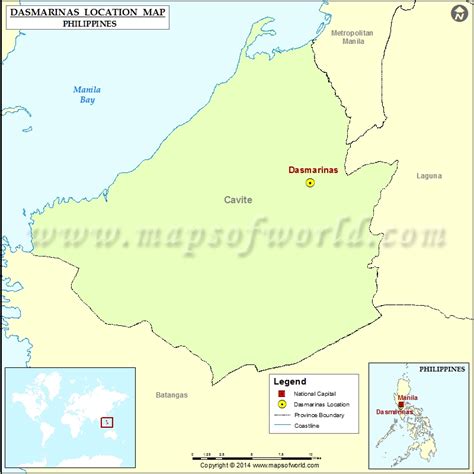 Where Is Dasmarinas Location Of Dasmarinas In Philippines Map