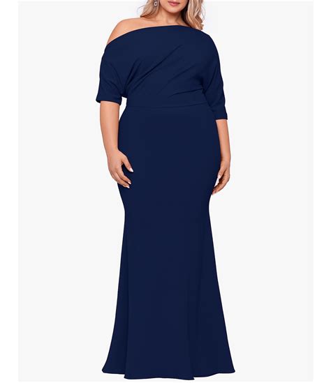 Betsy And Adam Off The Shoulder Gown Online