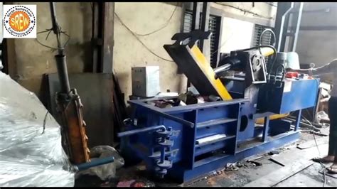 Mild Steel Hydraulic Metal Scrap Bailing Machine Capacity Ton