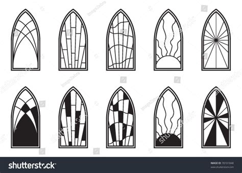 Vector Art Depicting Isolated Stained Glass Window 78101848 Shutterstock