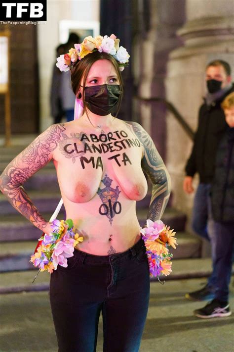 Femen Protests In Madrid Nude Photos Thefappening