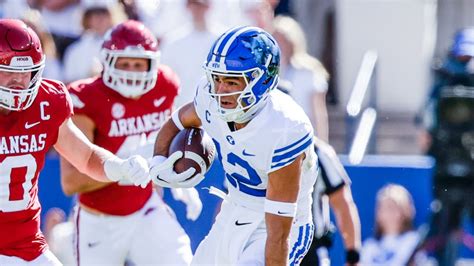 Nacua Fights Way Into End Zone During Arkansas-BYU Game