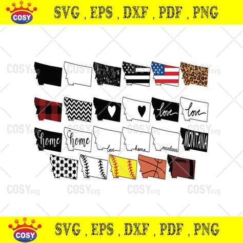 Montana State Svg Montana State Clipart Montana State Montana Homes Svg