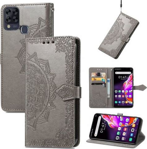 Tui En Cuir Pour Infinix Hot T Avec Pochette Magn Tique Fente Pour Carte Et Design Mandala