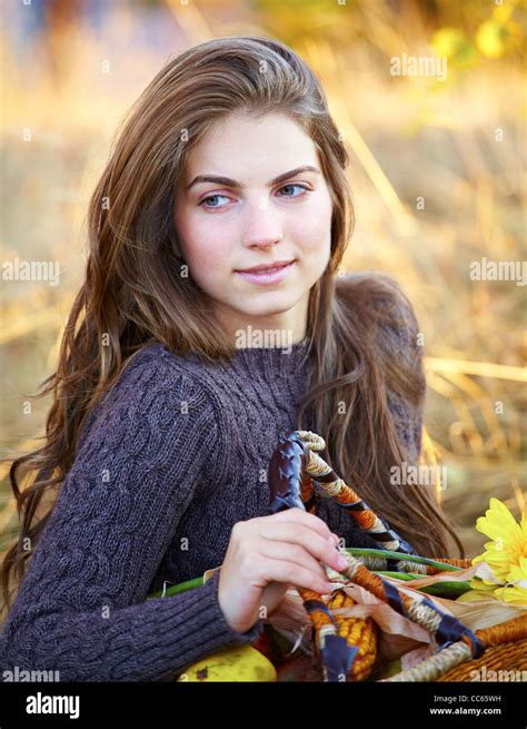 Beautiful Brunette Year Old Hi Res Stock Photography And Images Alamy