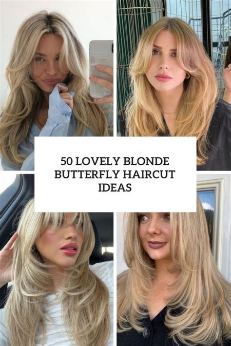 50 Lovely Blonde Butterfly Haircut Ideas Styleoholic
