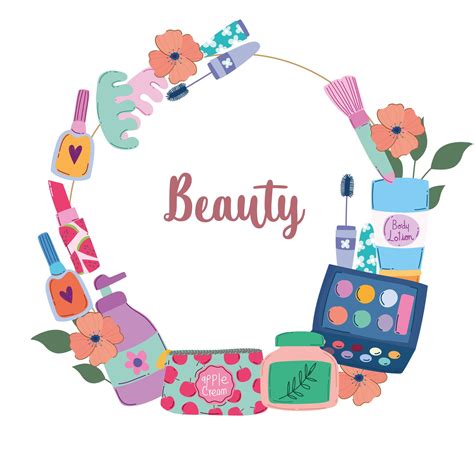productos cosméticos de maquillaje de belleza, moda en estilo de