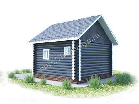 Проект бани 5 на 5 + Теплый Тамбур # Всё Под КЛЮЧ! (1.302.663 руб.)