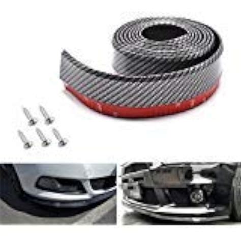 Buy Universal Front Bumper Spoiler 8 2ft 250cm Universal Carbon Fiber