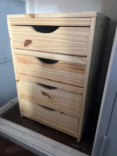 Cajonera Cajones Interior Placard Pino Nude Mercadolibre