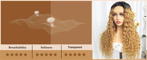 Amazon JKD Honey Blonde Curly Lace Front Wig Human Hair B