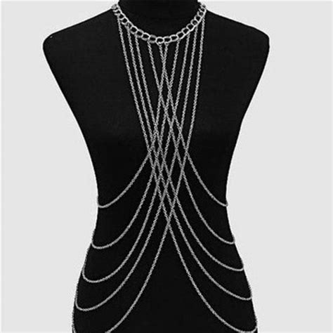 Jewelry Bounzhiharness Body Chain Bra Crossover Sexy Body Jewelry Bikini Chains Poshmark