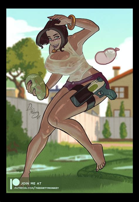 MIlf Sarah Waterfight By TheDirtyMonkey Hentai Foundry