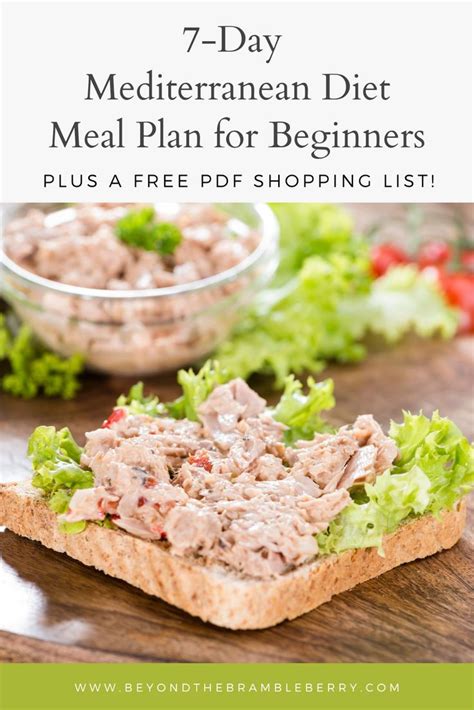 7 Day Mediterranean Diet Meal Plan For Beginners Easy Mediterranean