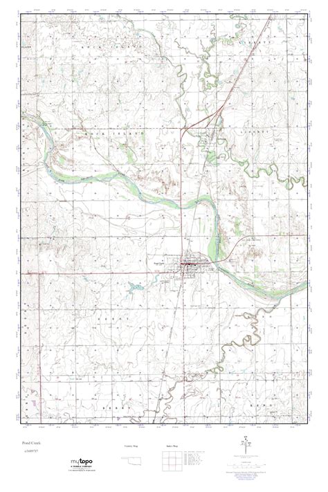 Mytopo Pond Creek Oklahoma Usgs Quad Topo Map