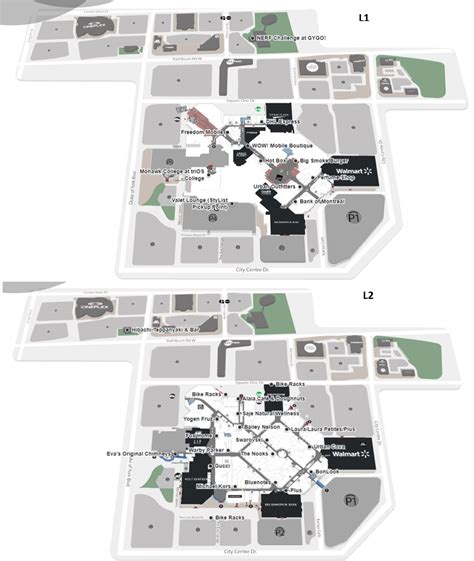 Square One Mall Map