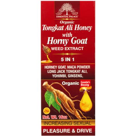 Essential Palace Organic Tongkat Ali Honey With Horny Goat In