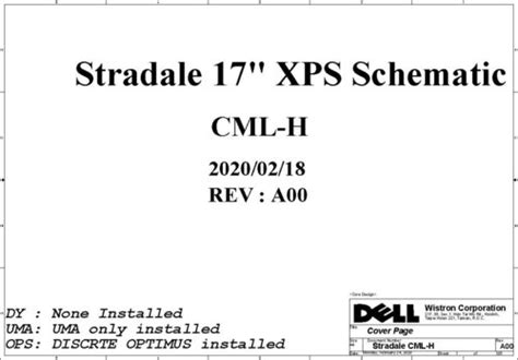 Wistron Stradale Cml H Se Rev Dvt A Schematic Pdf Dell