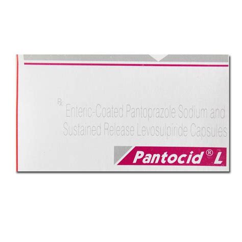 Buy Pantocid L Capsule 10 Cap Online At Best Price In India