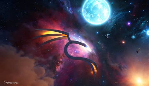 Kali Linux Wallpaper Space By Khedrmk On Deviantart