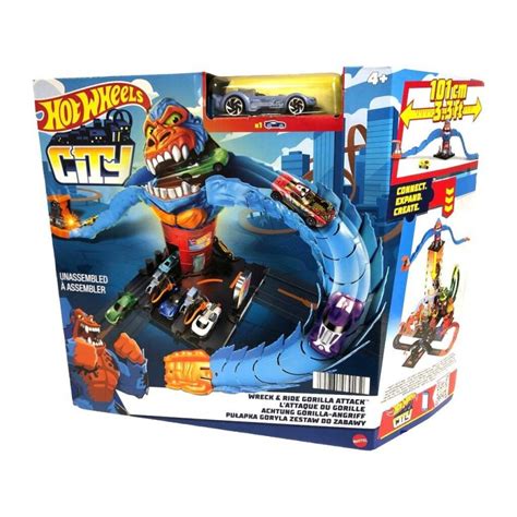 Coffret Hot Wheels City L Attaque Du Gorille