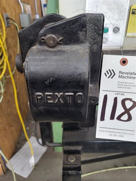 Peck Stow And Wilcox Pexto 381 D Slip Roll Former Sn 770 Capacity 22