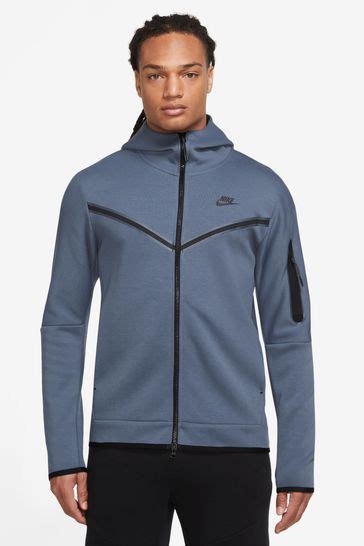 Nike Men Sportswear Tech Fleece Full Zip Hoodie Midnight Navy X Large