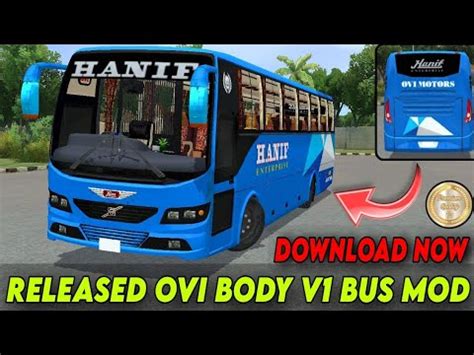 RELEASED HINO AK 1J OVI BODY V1 BUS MOD BUSSID HANIF BUS MOD FREE