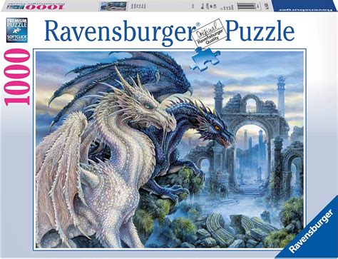 Ravensburger Puzzle Puzzle 1000 Pezzi Drago Collezione Fantasy