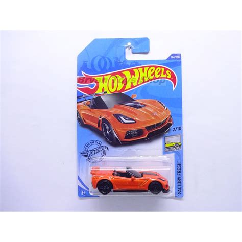 Jual Hot Wheels CORVETTE ZR CONVERTIBLE Orange Shopee Indonesia