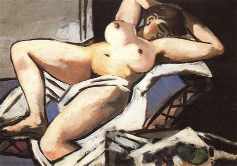 Museu De Reprodu Es De Arte Nude Reclinada Por Max Beckmann