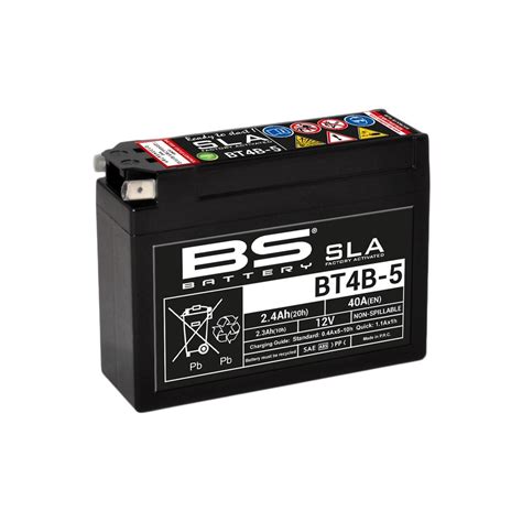 Batterie BS BATTERY SLA sans entretien activé usine BT4B 5