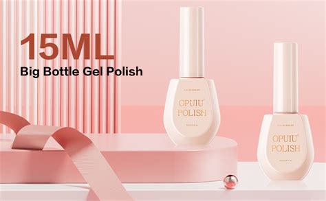 Amazon OPUIU Nude Peach Gel Nail Polish Ml Pink Jelly Gel Polish Translucent Color Soak
