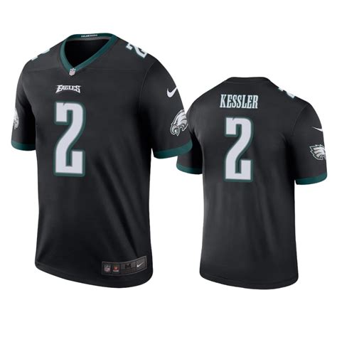 Philadelphia Eagles Cody Kessler Black Color Rush Legend Jersey Bluefink