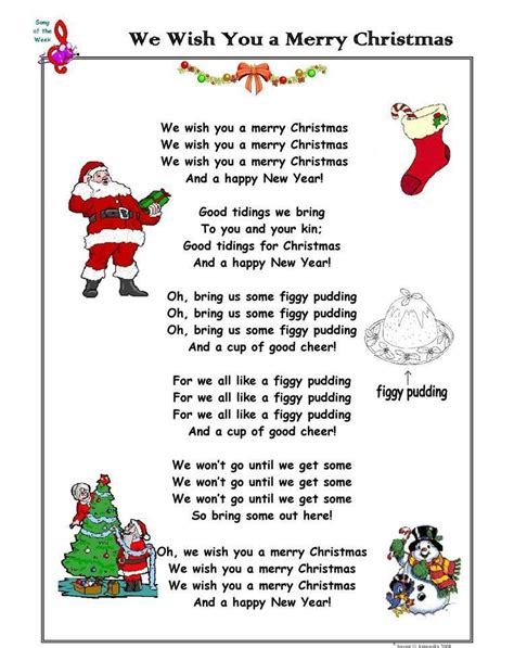 Merry Christmas Song Lyrics Merry Christmas Lyrics Merry Christmas