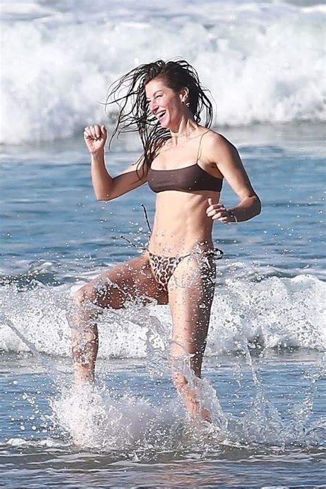 Gisele Bundchen Has Fun On The Beach In A Revealing Bikini Photos The Fappening