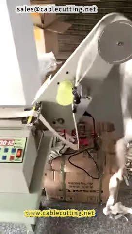 Automatic Elastic Bands Cutting Machine With Hot Knife Sealed YouTube
