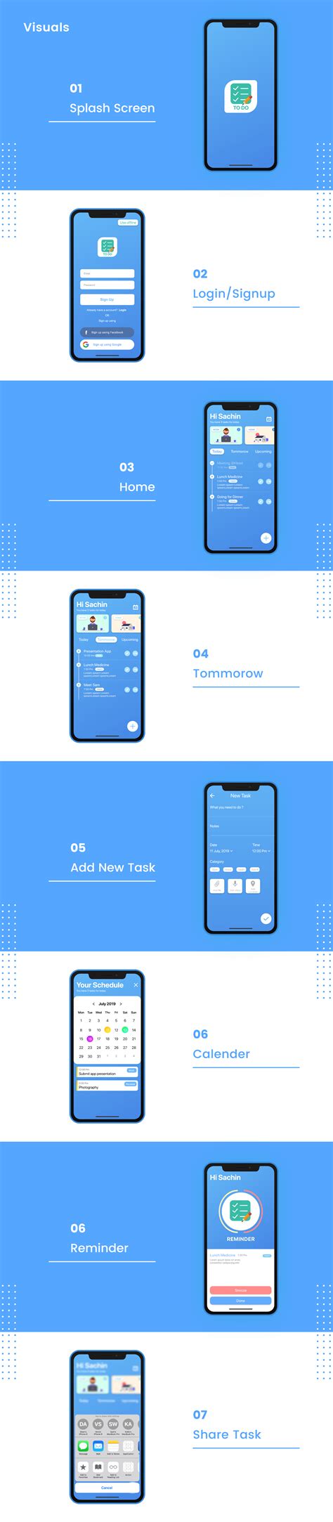 To Do App Ui Ux Behance