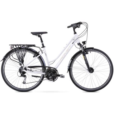 Dviratis Romet Gazela 5 28 2023 White Grey Bikko Lt