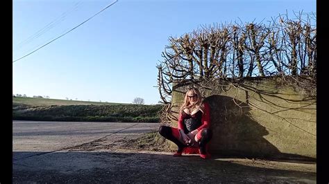 CD Outdoor Roadside Fun Shemale Amateur Amateur Porn Feat Ginaxtgirl