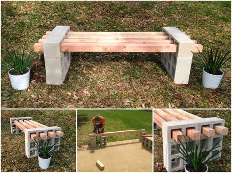 Cool Diy Cinder Block Bench
