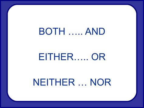 Either Or Neither Nor | PPT