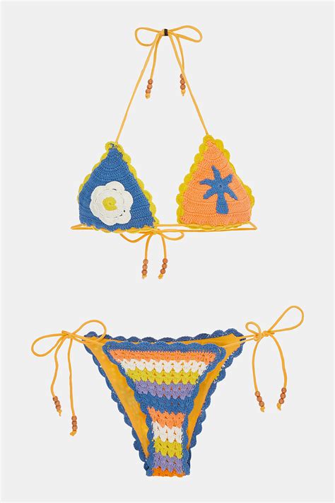 Kadın Its Now Cool Çok Renkli Desenli Bikini